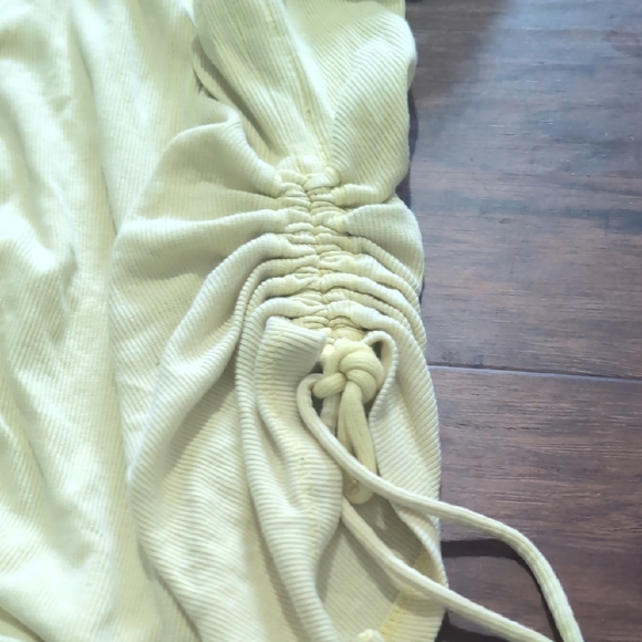 Pilcro by Anthropologie Yellow Ruched Polo‎ Tank Top - Picture 5 of 5